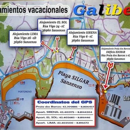 Appartamento Lima-Galibel Sanxenxo Esterno foto
