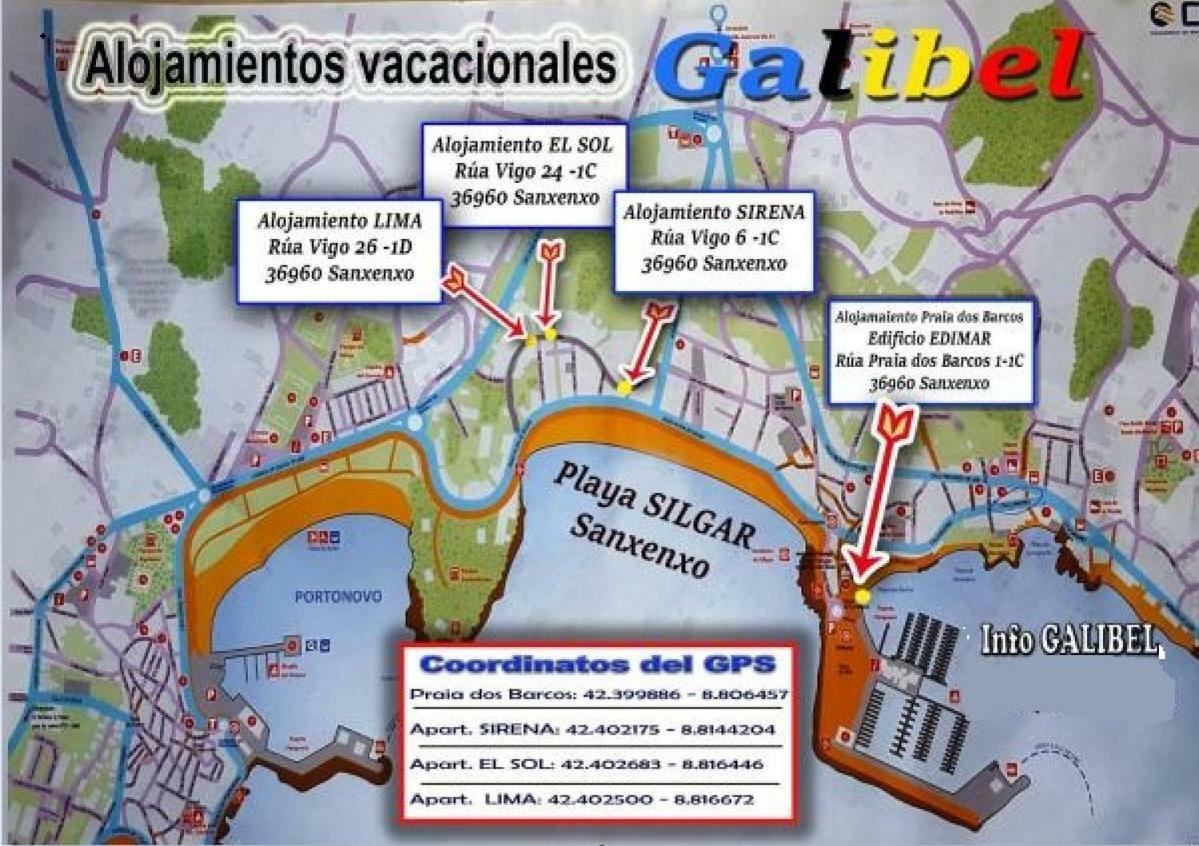 Appartamento Lima-Galibel Sanxenxo Esterno foto